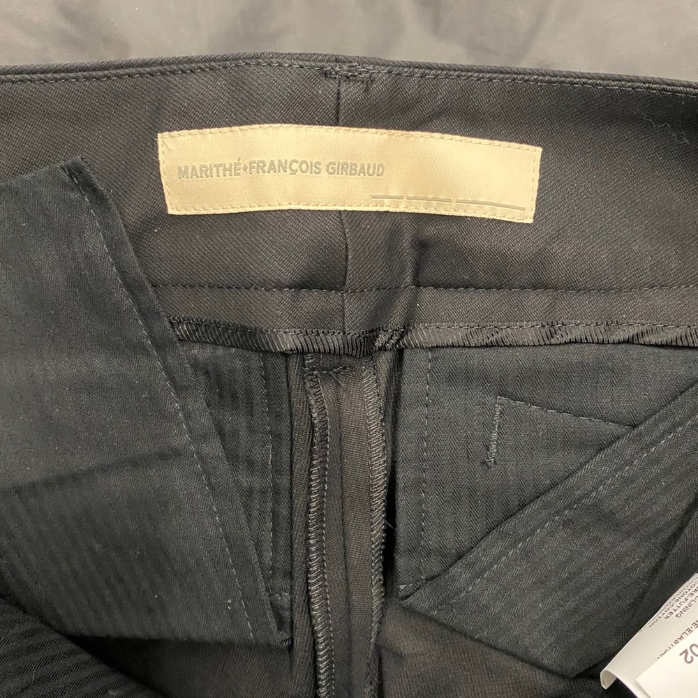 MARITHE+Francois GIRBAUD black dress pants
